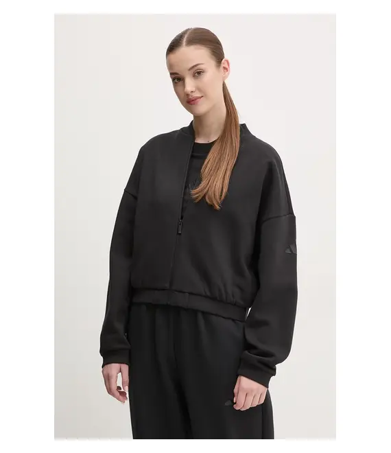 Μπλούζα adidas Essentials χρώμα: μαύρο, JD9965