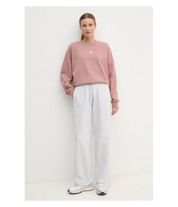 Μπλούζα adidas Essentials χρώμα: ροζ, JI6065