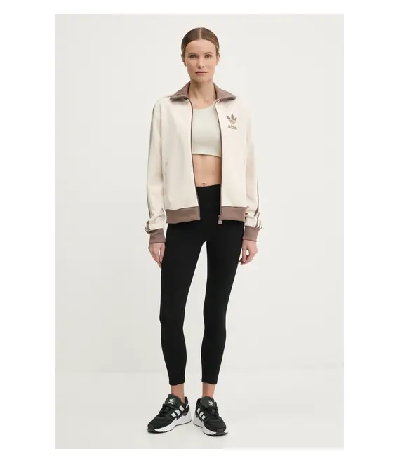 Μπλούζα adidas Originals Adicolor χρώμα: μπεζ, JC5807