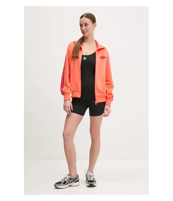 Μπλούζα adidas Originals Firebird χρώμα: πορτοκαλί, JP2294