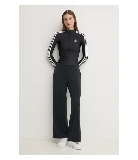Μπλούζα adidas Originals 3S SLIM TT χρώμα: μαύρο, JD5025