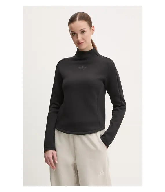 Μπλούζα adidas Originals INTERLOCK LS χρώμα: μαύρο, JJ0937