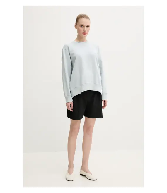 Βαμβακερή μπλούζα MM6 Maison Margiela γυναικεία, χρώμα: τιρκουάζ, S52GU0240.M25012