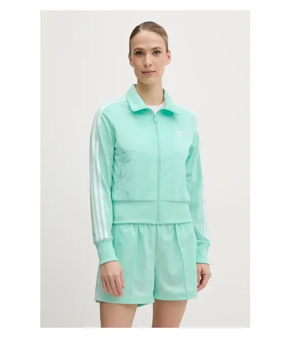 Μπλούζα adidas Originals Firebird χρώμα: τιρκουάζ, JC8266