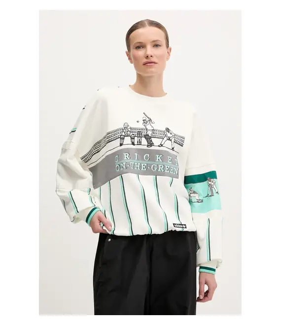 Μπλούζα adidas Originals Retro χρώμα: άσπρο, KA4386