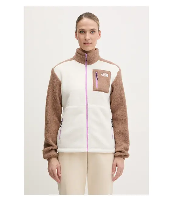 Φλις μπουφάν The North Face Yumiori χρώμα: καφέ, NF0A88425K91
