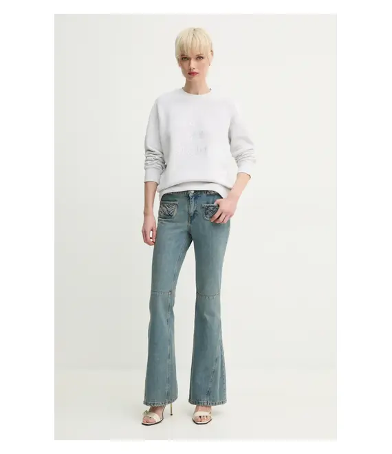 Μπλούζα ZADIG&VOLTAIRE χρώμα: γκρι, JWSS01653