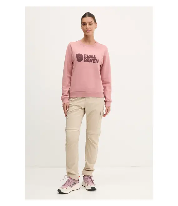 Μπλούζα Fjallraven Fjällräven Logo χρώμα: ροζ, F84143