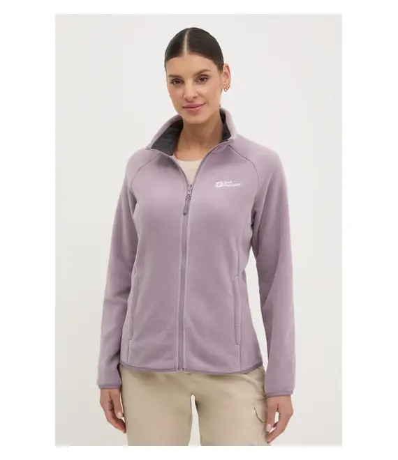 Αθλητική μπλούζα Jack Wolfskin Moonrise χρώμα: μοβ, A63263