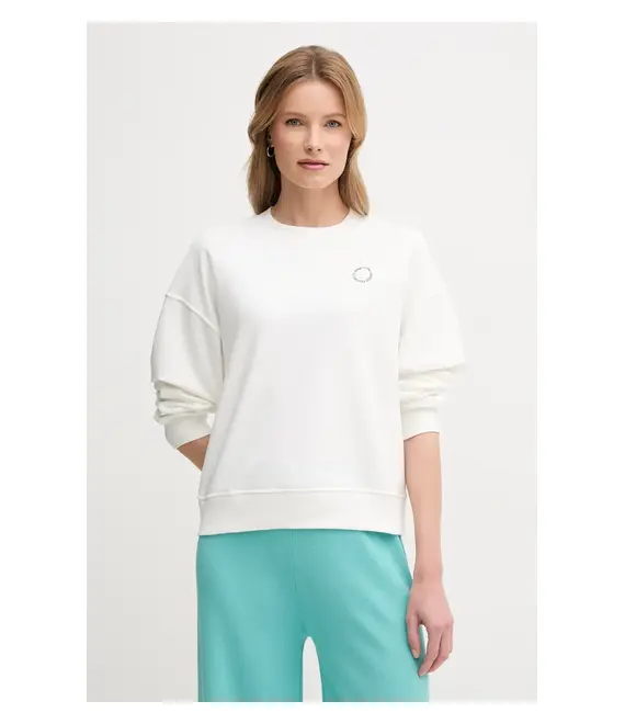 Μπλούζα United Colors of Benetton χρώμα: άσπρο, 31NB3M07K