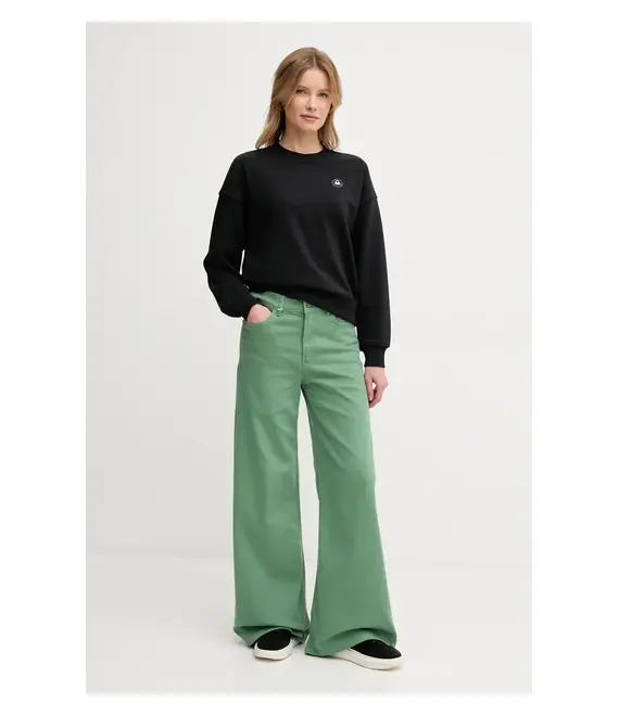 Μπλούζα United Colors of Benetton χρώμα: μαύρο, 31NB3M07K