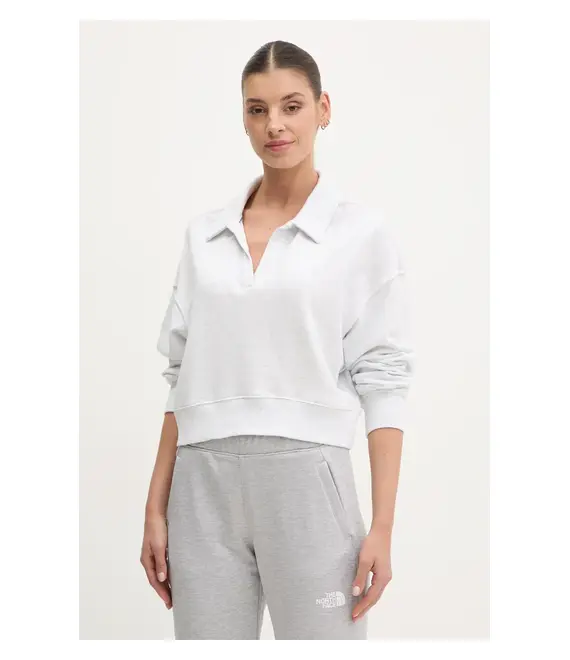 Βαμβακερή μπλούζα Dkny γυναικεία, χρώμα: γκρι, DP5T1243