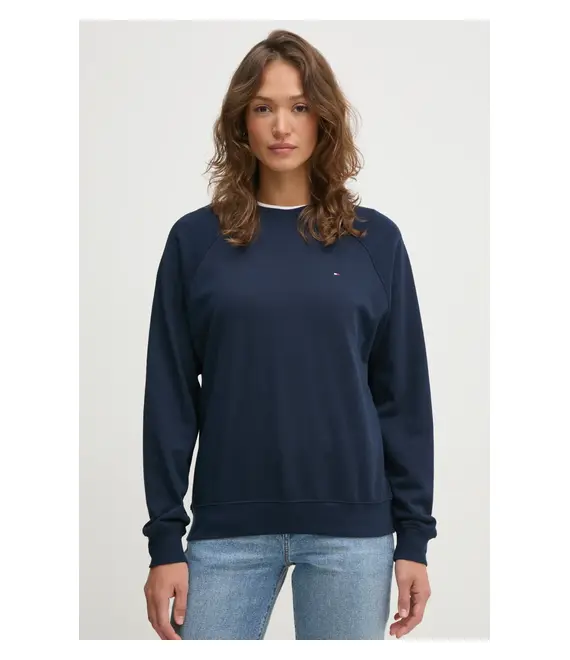 Μπλούζα Tommy Hilfiger χρώμα: ναυτικό μπλε, UW0UW05771