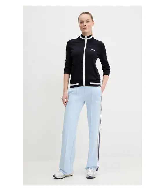 Πλεκτή ζακέτα Guess χρώμα: ναυτικό μπλε, V5GQ01 Z3D60