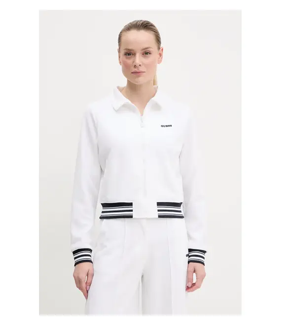 Μπλούζα Guess AMARYLLIS χρώμα: άσπρο, V5GQ03 KCYF2