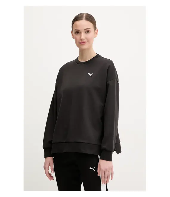 Μπλούζα Puma χρώμα: μαύρο, 630045