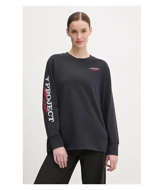 Μακρυμάνικο προπόνησης Under Armour Project Rock γυναικείο, χρώμα: μαύρο, 1389700
