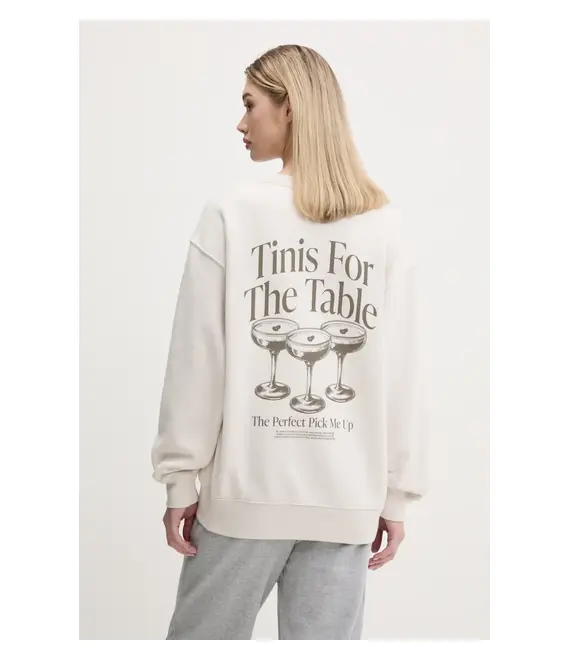 Μπλούζα Abercrombie & Fitch χρώμα: μπεζ, KI152-5076