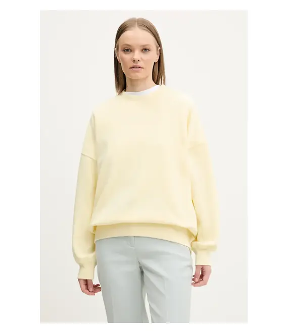 Μπλούζα Abercrombie & Fitch χρώμα: κίτρινο, KI152-5094