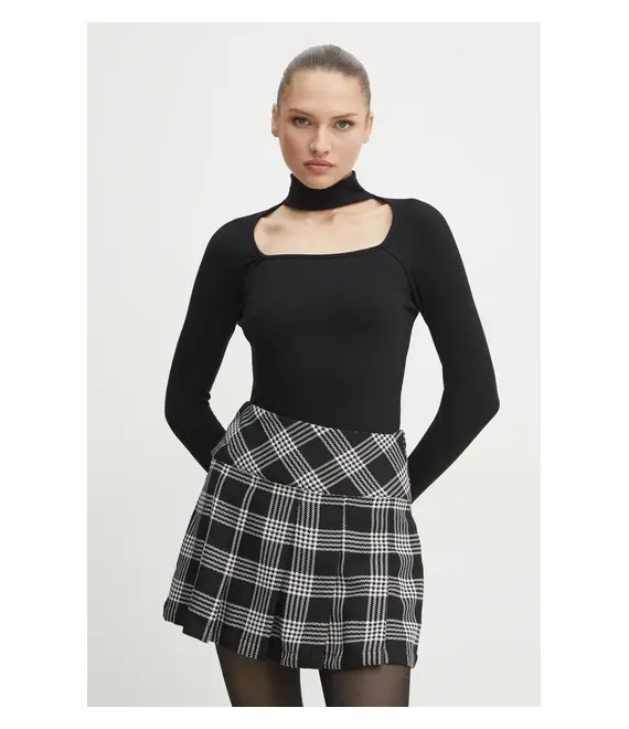 Μακρυμάνικο Guess χρώμα: μαύρο, W5RP29 KCMK0
