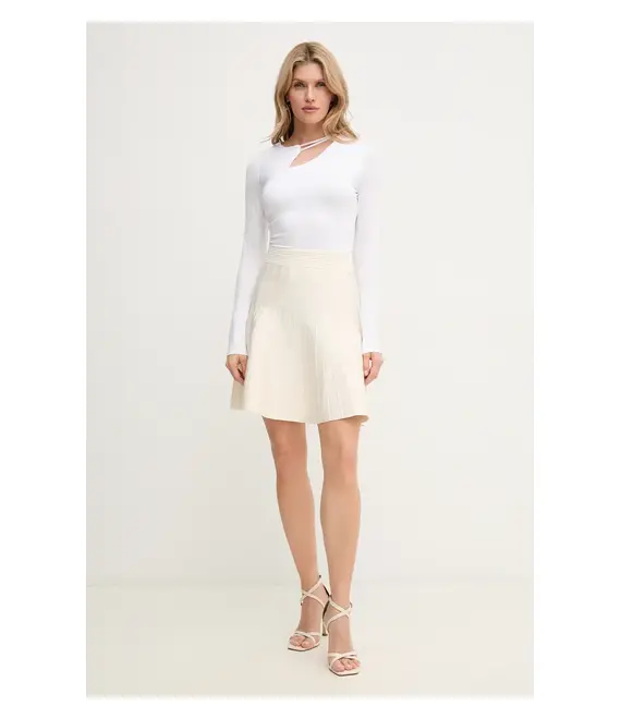 Μακρυμάνικο Guess JOANNA χρώμα: άσπρο, W5RP32 KCMI2