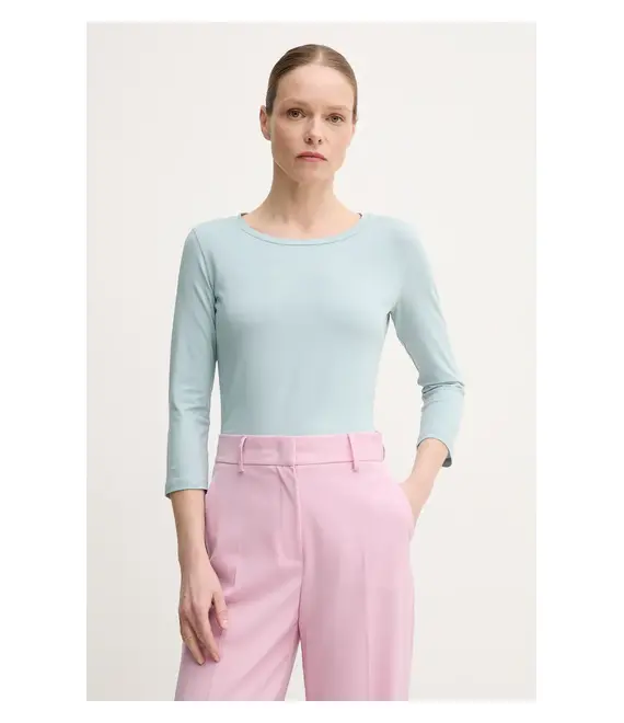 Μακρυμάνικο Weekend Max Mara χρώμα: τιρκουάζ, 2515971021600