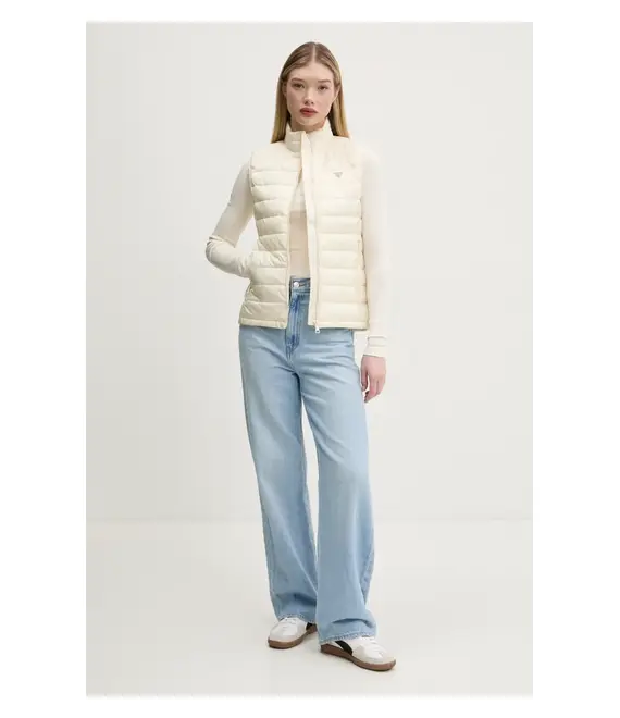 Μακρυμάνικο Guess Originals χρώμα: μπεζ, W5RP40 KA0H1