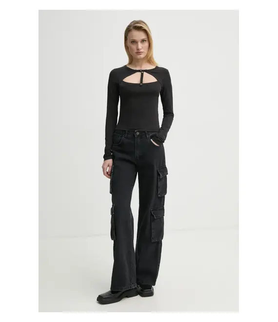 Μακρυμάνικο G-Star Raw χρώμα: μαύρο, D26355-3310