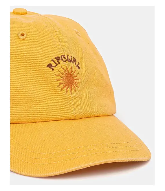 Βαμβακερό καπέλο του μπέιζμπολ Rip Curl χρώμα: πορτοκαλί, 04QWHE