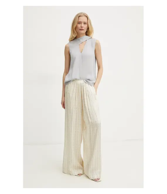 Top Patrizia Pepe χρώμα: γκρι, 8C0762 A540