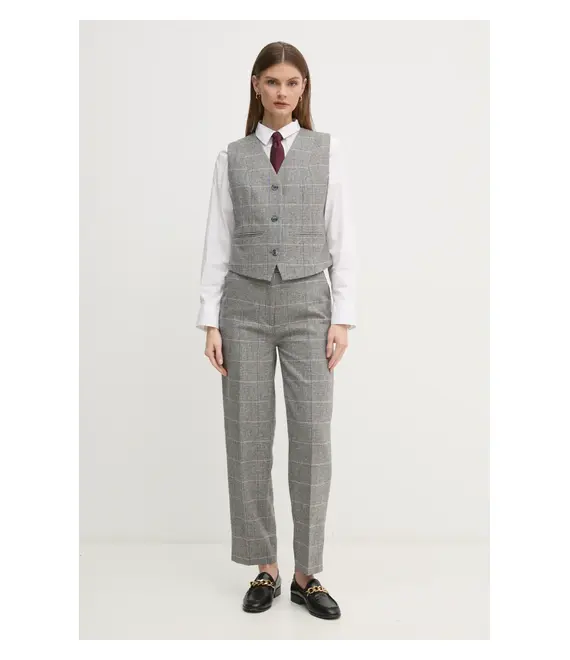 Πουκάμισο Tommy Hilfiger χρώμα: άσπρο, WW0WW44084