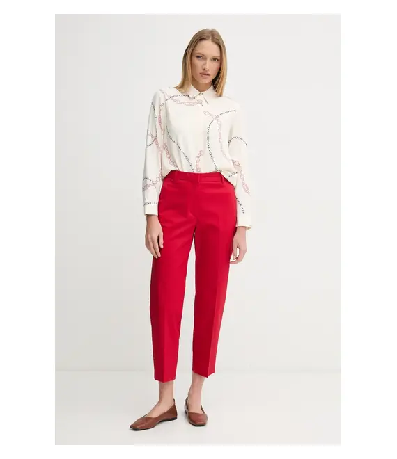 Πουκάμισο Tommy Hilfiger χρώμα: μπεζ, WW0WW44045