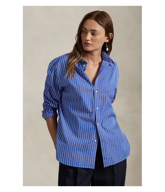 Βαμβακερό πουκάμισο Polo Ralph Lauren χρώμα: πολύχρωμο, 211968218
