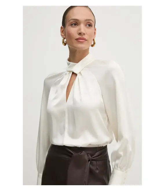 Μπλουζάκι Marciano Guess DION χρώμα: μπεζ, 5RGH00 7246A