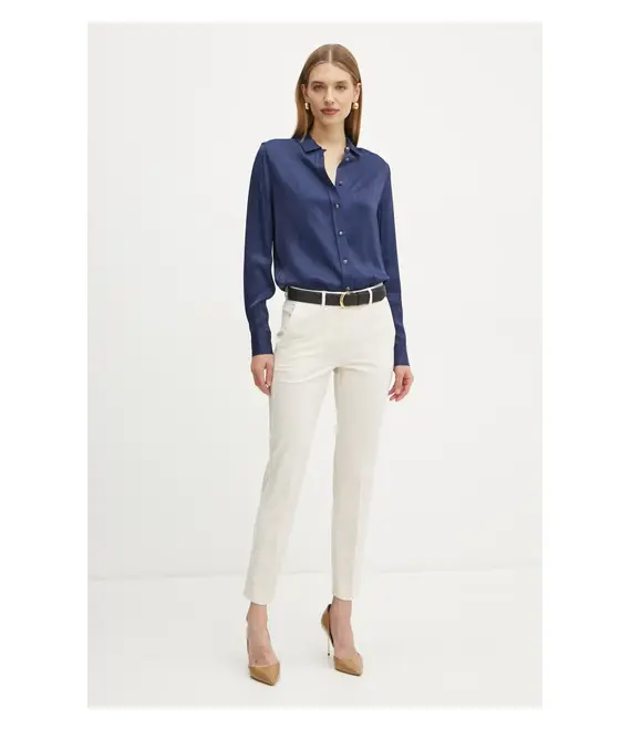 Πουκάμισο Marciano Guess MELISSA χρώμα: ναυτικό μπλε, 5RGH30 7169A