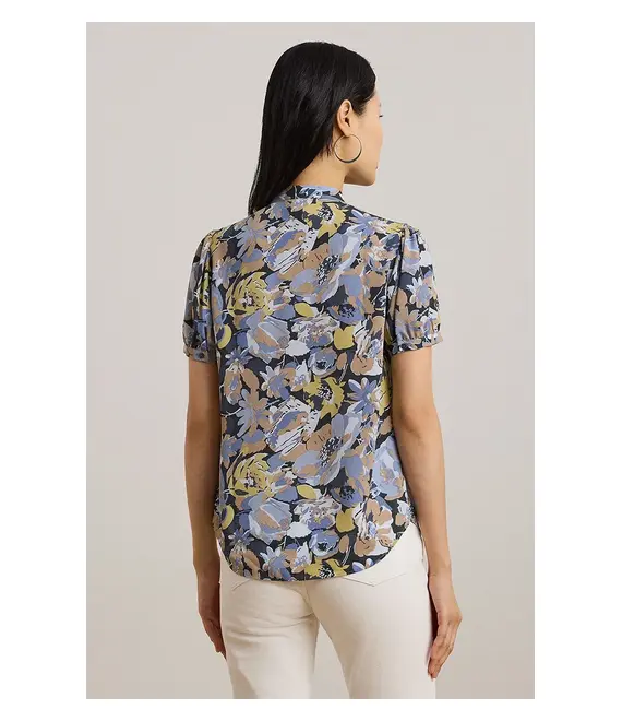 Πουκάμισο Lauren Ralph Lauren χρώμα: μπλε, 200963606