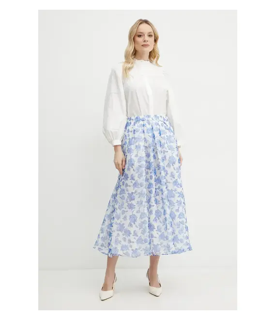 Βαμβακερό πουκάμισο Weekend Max Mara χρώμα: άσπρο, 2515111111600