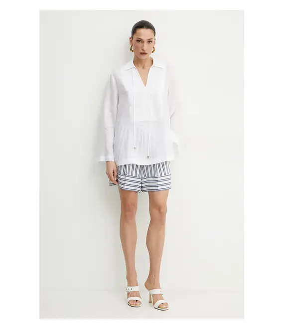Μπλουζάκι MICHAEL Michael Kors χρώμα: άσπρο, MS540SPH7A