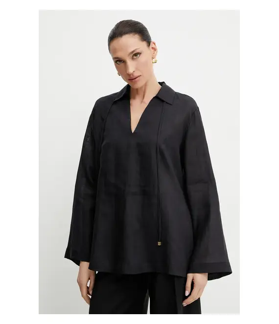 Μπλουζάκι MICHAEL Michael Kors χρώμα: μαύρο, MS540SPH7A
