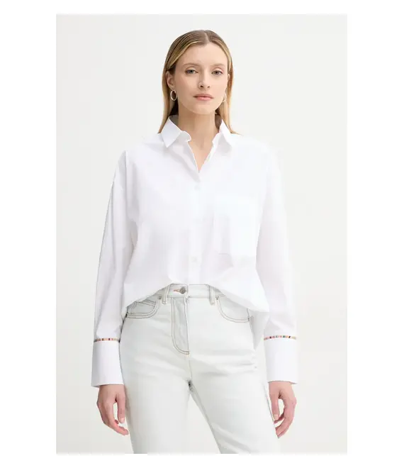 Πουκάμισο PS Paul Smith χρώμα: άσπρο, W2R.357BC.P21598