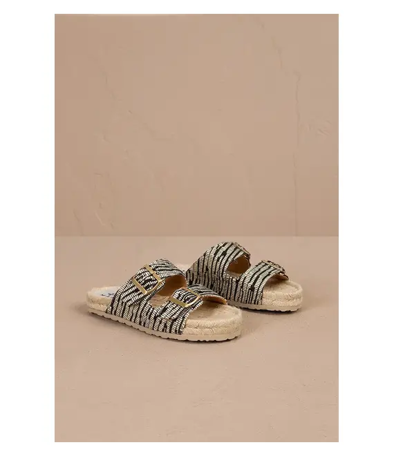Παντόφλες Manebi Nordic Sandals χρώμα: μπεζ, H 2.5 R0