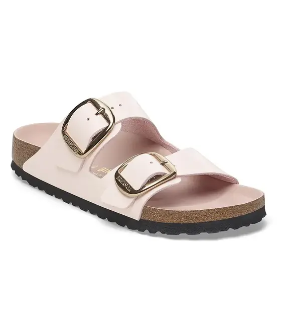 Δερμάτινες παντόφλες Birkenstock Arizona Big Buckle γυναικείες, χρώμα: ροζ, 1029392