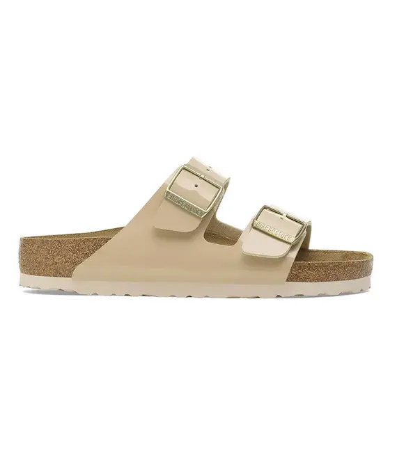 Παντόφλες Birkenstock Arizona Patent χρώμα: μπεζ, 1013069