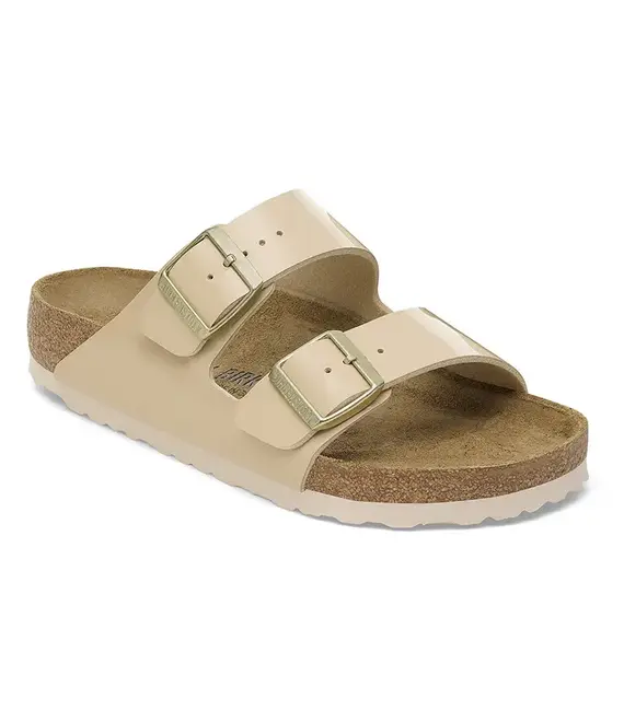 Παντόφλες Birkenstock Arizona Patent χρώμα: μπεζ, 1013070