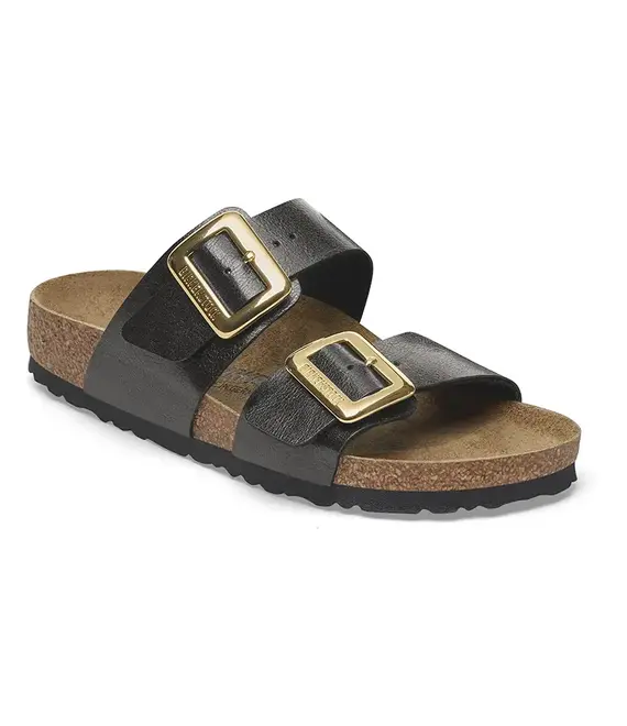 Παντόφλες Birkenstock Sydney Graceful Cushion Buckle χρώμα: μαύρο, 1029457