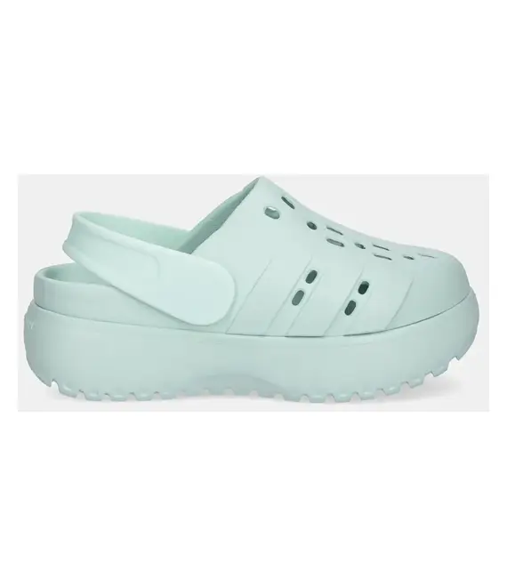 Παντόφλες adidas 0 χρώμα: τιρκουάζ, JR2625