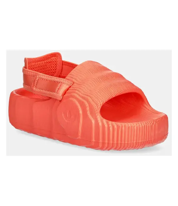 Παντόφλες adidas Originals Adilette 22 Xlg W χρώμα: πορτοκαλί, JH9700
