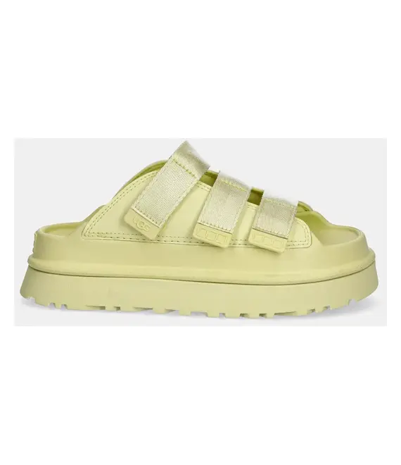 Παντόφλες UGG Goldenglow Slide χρώμα: πράσινο, 1167430-GLDN