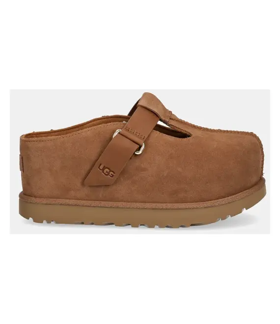 Παντόφλες UGG Goldenstar Hi Clog χρώμα: καφέ, 1167550-CHE