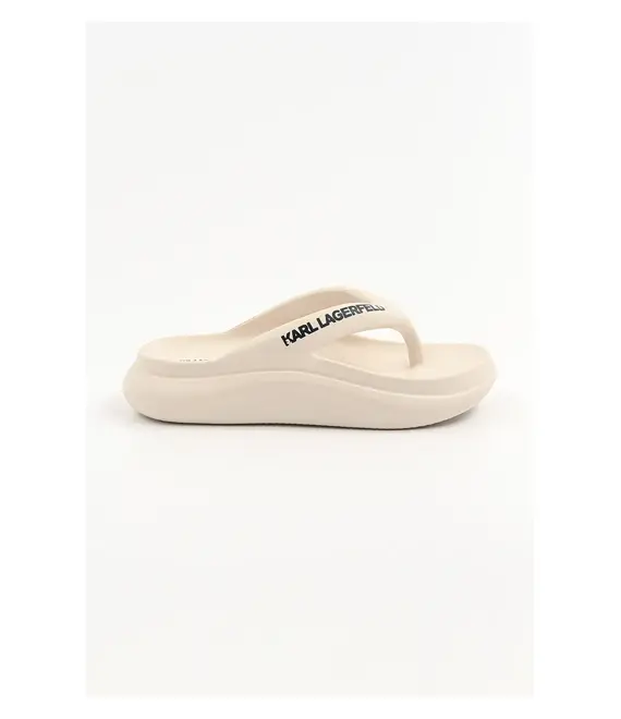 Σαγιονάρες Karl Lagerfeld SKOONA II χρώμα: μπεζ, KL85025